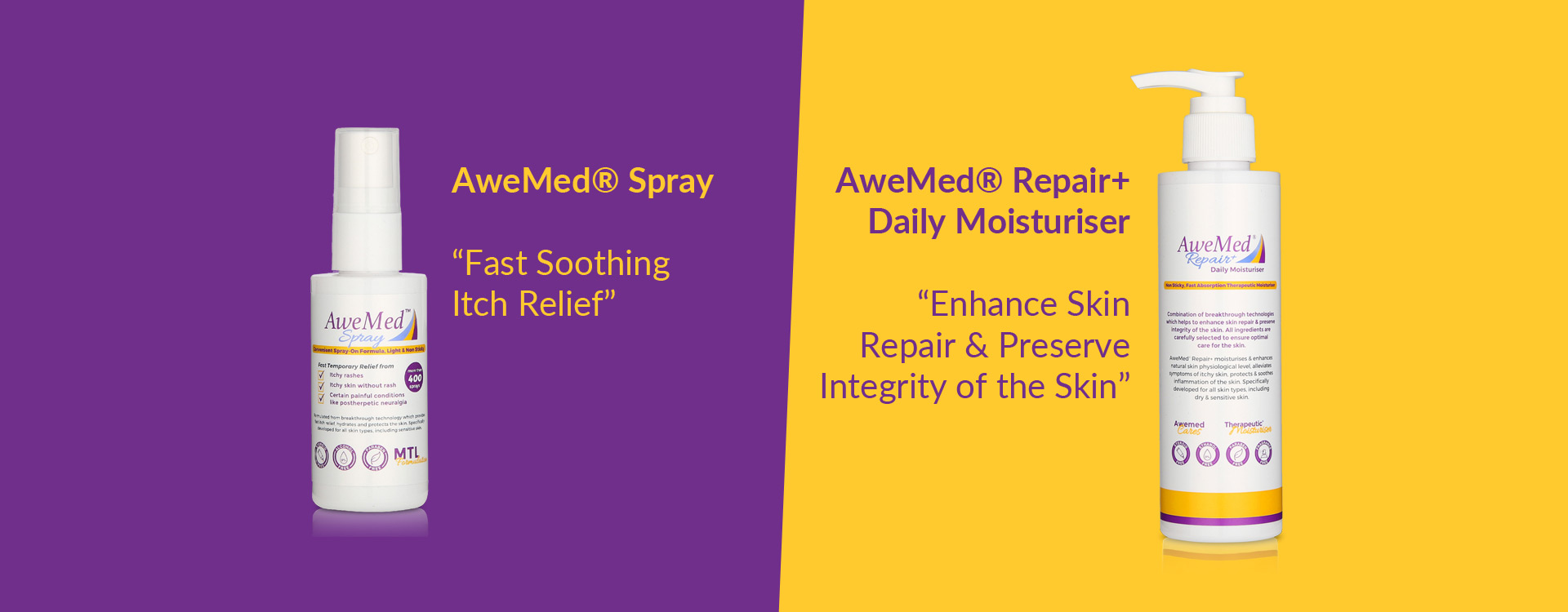 AweMed Series - Awemed Spray and Daily Moisturiser