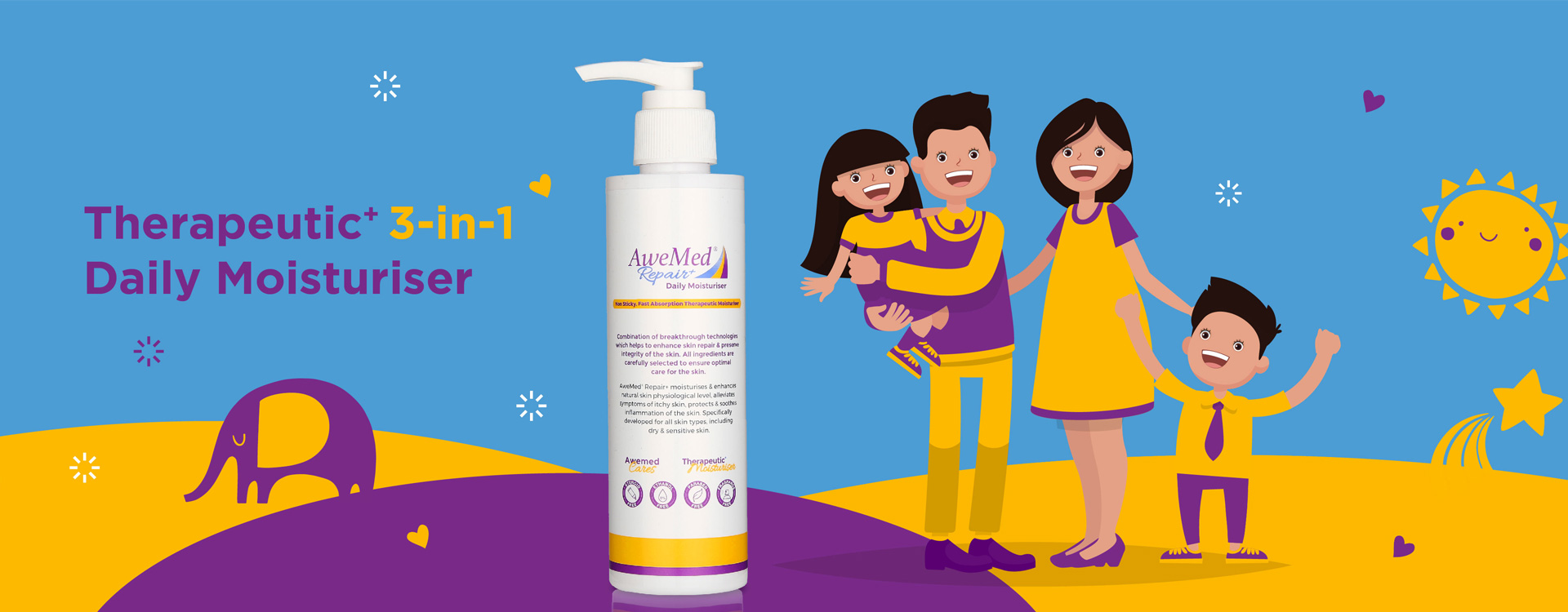 cream-banner AweMed Series Therapeutic Moisturiser For Eczema